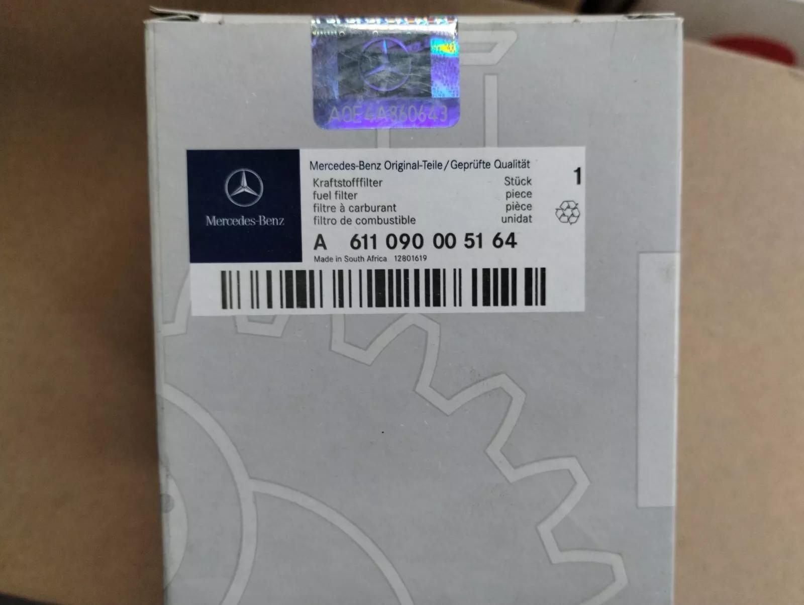 Genuine MERCEDES Filter No: A611090005164