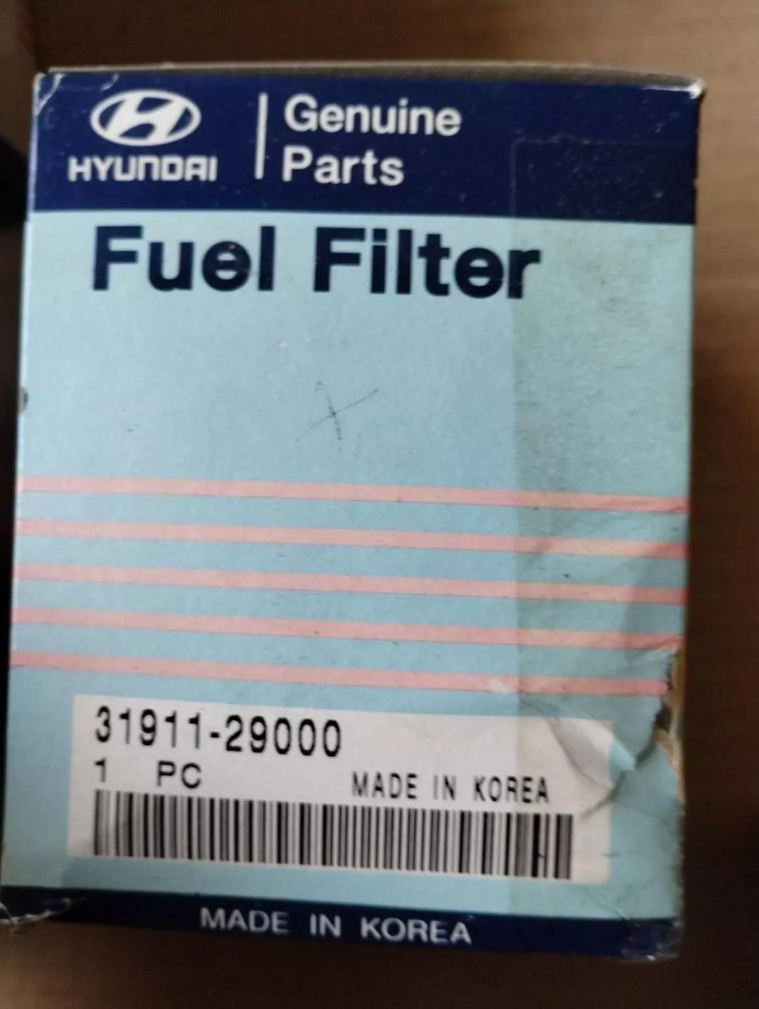 HYUNDAI Genuine Fuel filter No: 3191129000