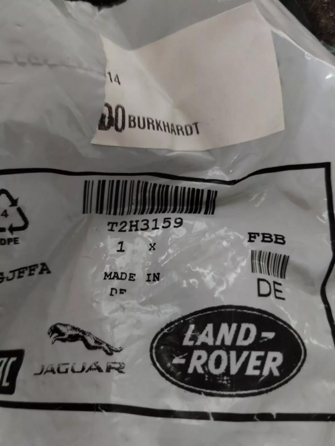 Jaguar, Land Rover, genuine nut. 2 pcs. Nr: T2H3159