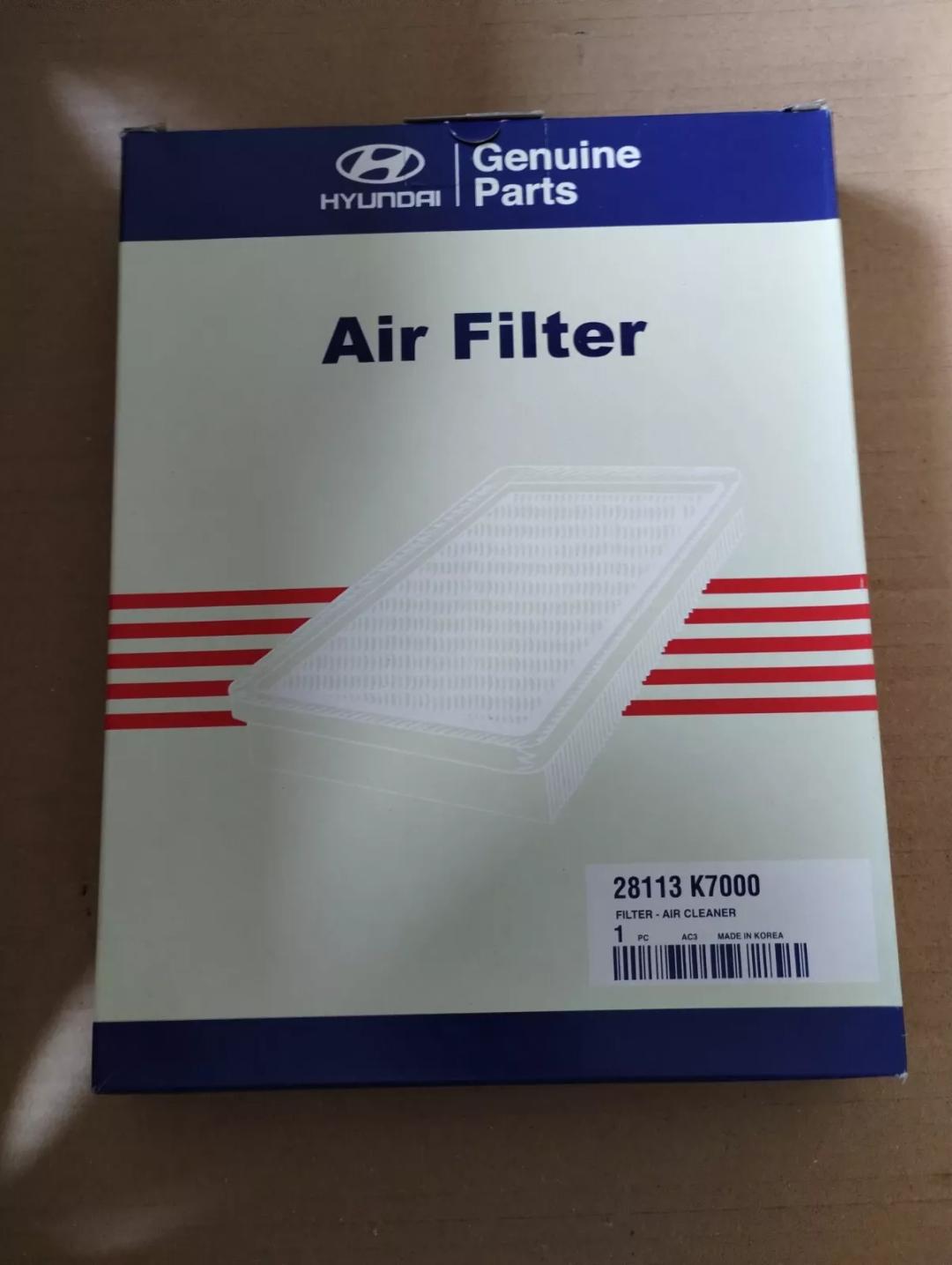 HYUNDAI Original Air Filter. Nr: 28113K7000