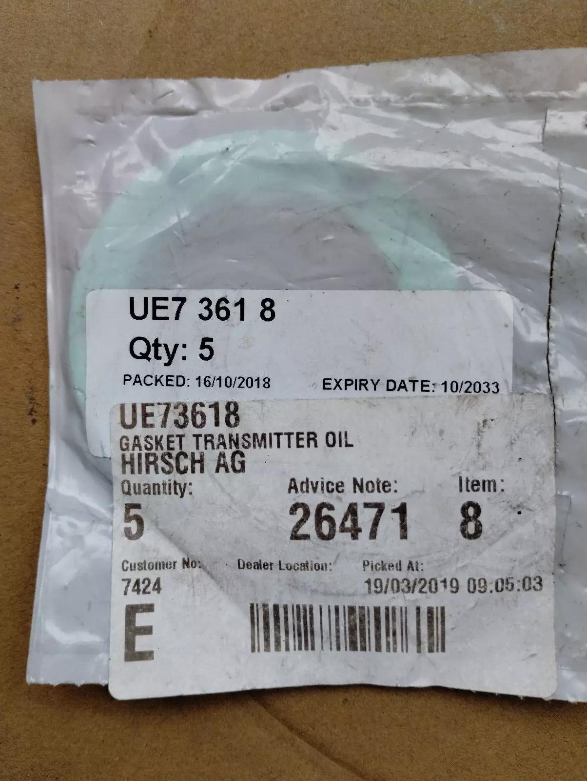 ORIGINAL BENTLEY LEVEL SENDER GASKET. 5 PCS.Nr: UE73618