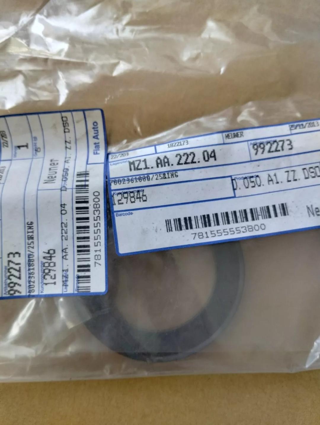 Genuine Fiat gasket. Nr: 992273