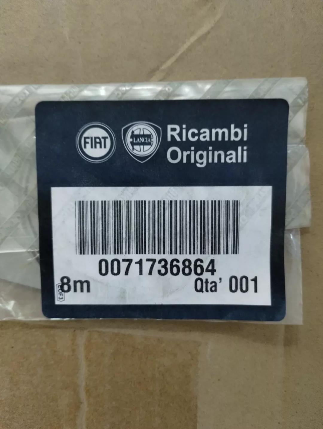 Genuine Fiat, Lancia, Alfa Romeo SEAL GASKET. Nr: 71736864