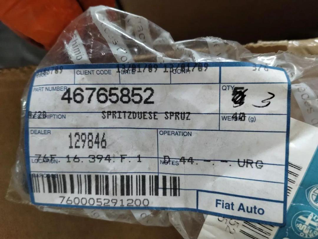 Genuine Fiat, Alfa Romeo 147. SPRINKLE. Nr: 46765852