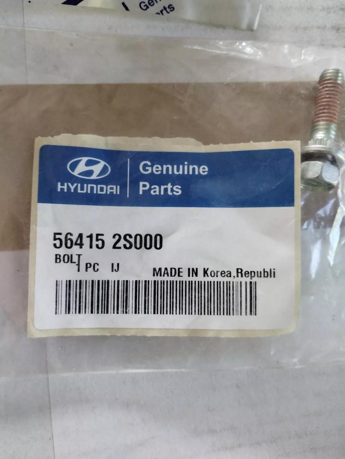 Genuine Hyundai, bolt. 1 pcs.Nr: 564152S000