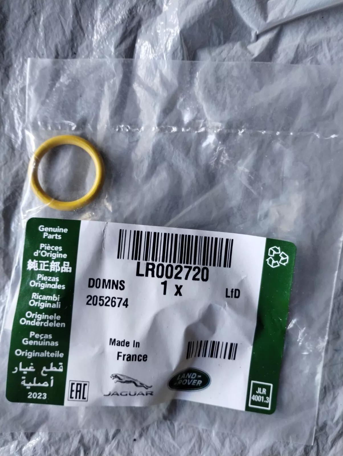 Jaguar, Land Rover,  genuine O ring. Nr: LR002720