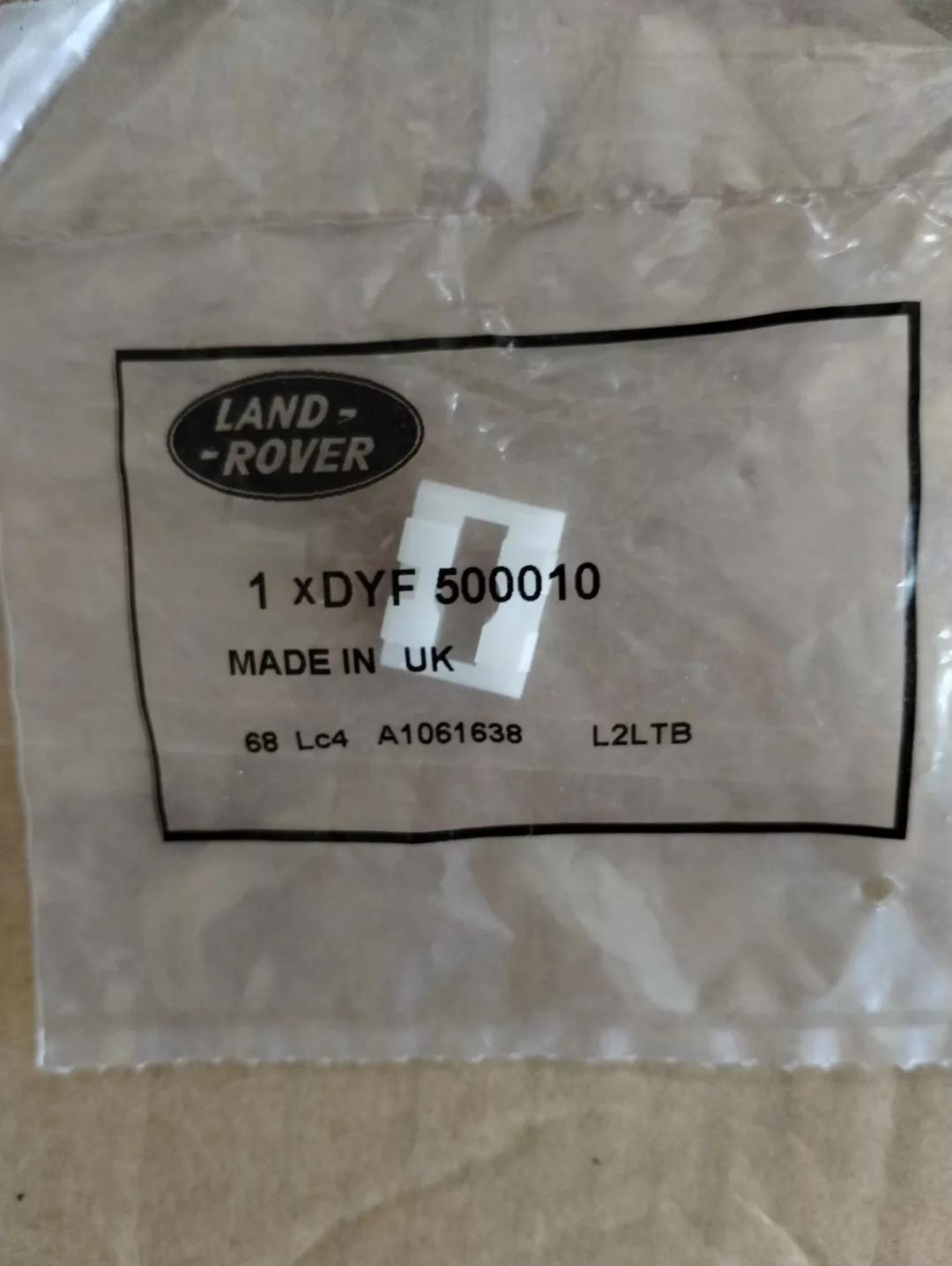 Genuine Jaguar, Land Rover, retainer. 3 Pcs. Nr: DYF500010